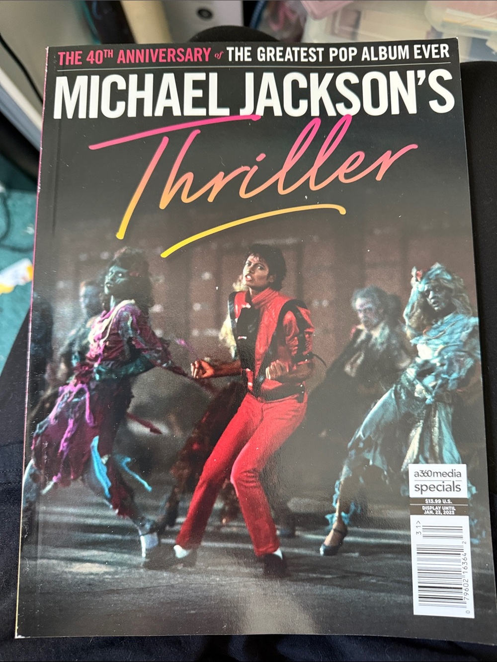 Michael Jackson's Thriller 40th Anniversary Special - Black & Red Cover